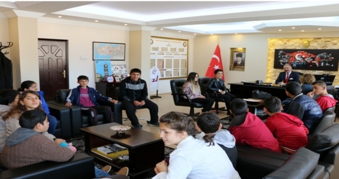 ÖZEL ÖĞRENCİLERDEN EMNİYET ZİYARETİ