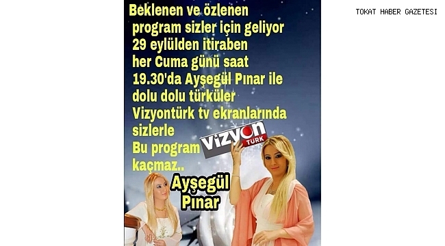 VİZYONTÜRK TVDE AYŞEGÜL PINAR RÜZGARI