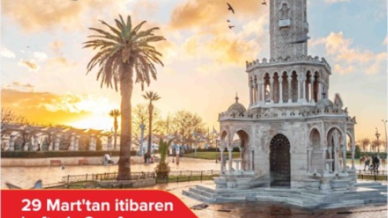 İzmir Tokat uçuşları başlıyor