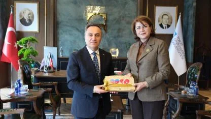 Doç. Dr. Necibe Nesibova’dan Rektör Yılmaz’a Ziyaret