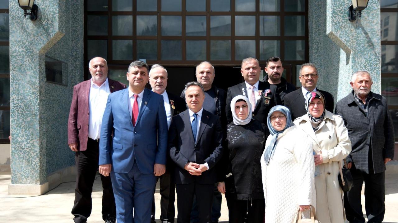 Türkiye Harp Malulü Gaziler Derneği’nden Rektör Yılmaz’a Ziyaret