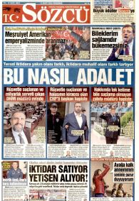 Sözcü Gazete Manşeti